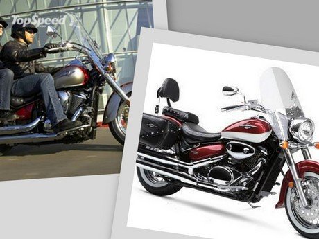8. 2008 Suzuki Boulevard C50T and Kawasaki Vulcan 900 Classic LT